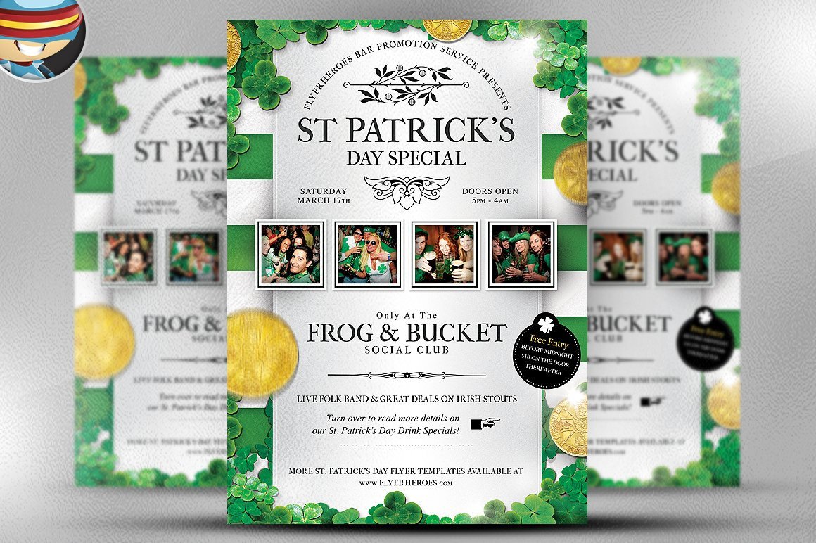 St Patrick’s Day Flyer Template Flyer Templates