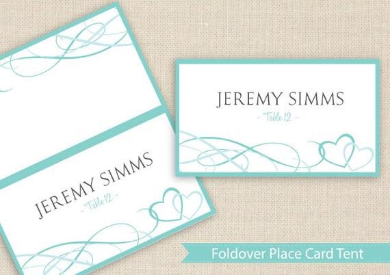 Place Card Tent DOWNLOAD Instantly by DiyWeddingTemplates