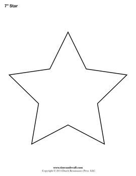 Free printable star templates for your art projects Use