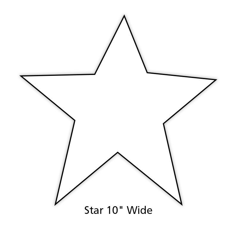 Paper Star Cut Out for Holiday and Classroom Decorations