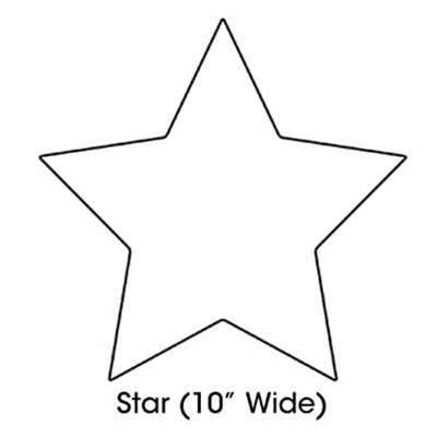 Printable Star Shape Cut Out Templates