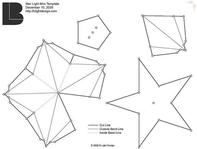 15 Best s of Star Pattern Paper 3D Folded Paper