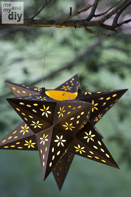 Mindblowingly Beautiful Star Shaped DIY Paper Lanterns