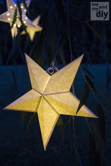 Mindblowingly Beautiful Star Shaped DIY Paper Lanterns