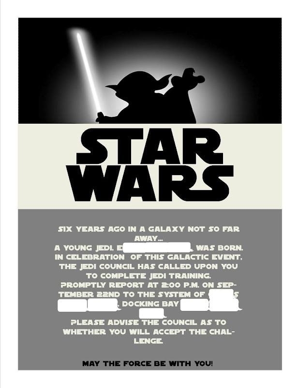 Best 25 Star wars invitations ideas on Pinterest