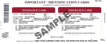 23 of Michigan Auto Insurance Card Template