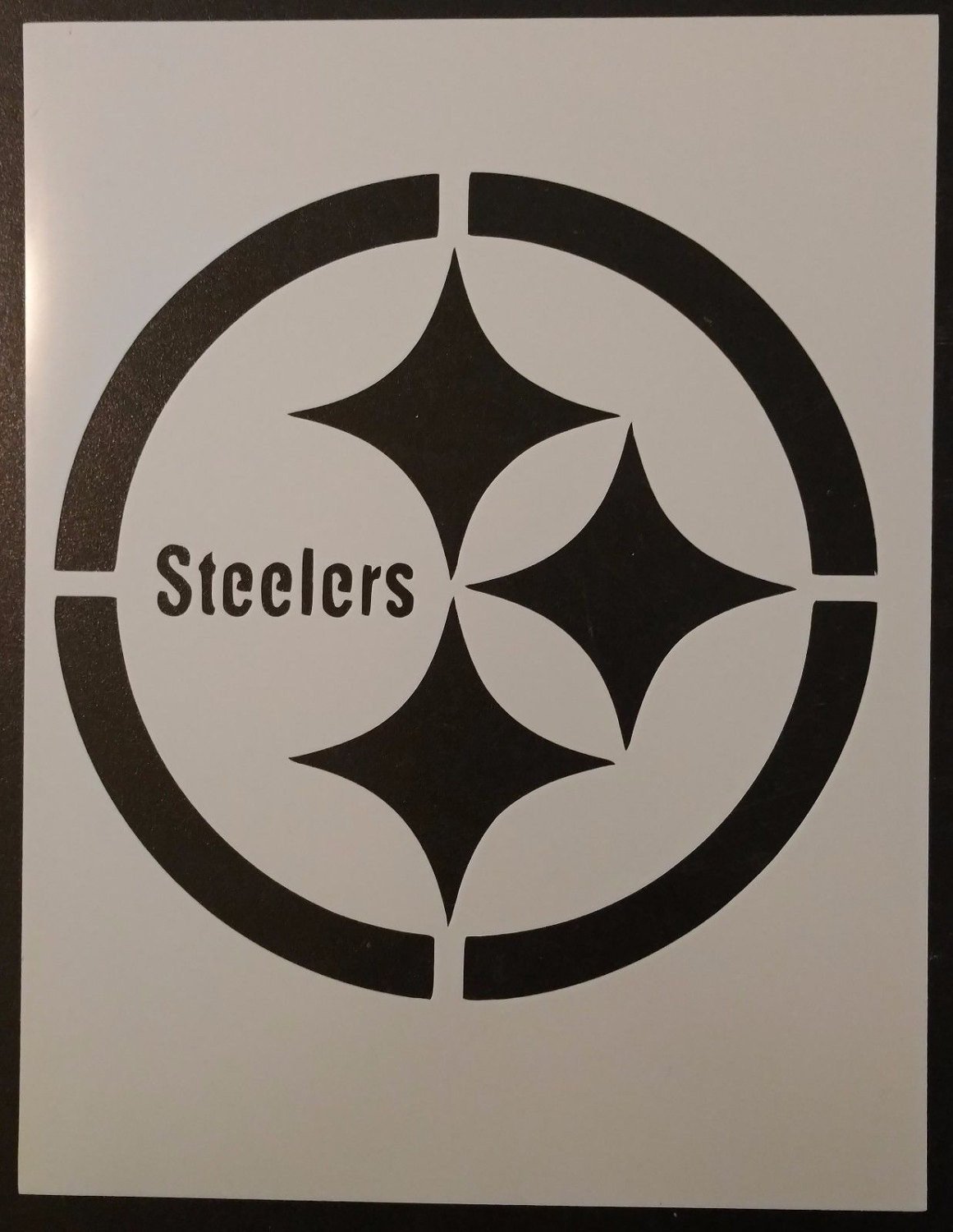 Pittsburgh Steelers Football Custom Stencil FAST FREE SHIPPING