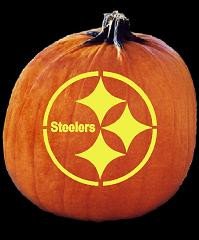 SpookMaster NFL Football Pittsburgh Steelers Pumpkin