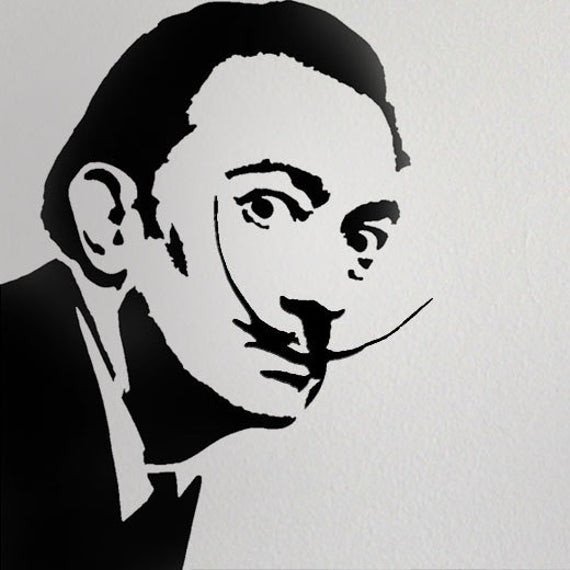 Salvador Dali stencil Home decor stencil art stencil Paint