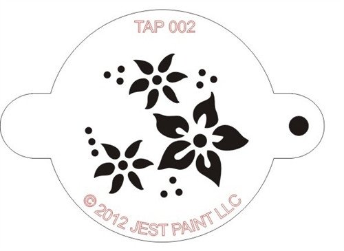 TAP 002 Face Painting Stencil – Flowers