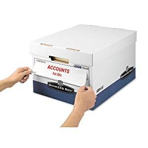 Amazon FEL Bankers box Storage Box Labels