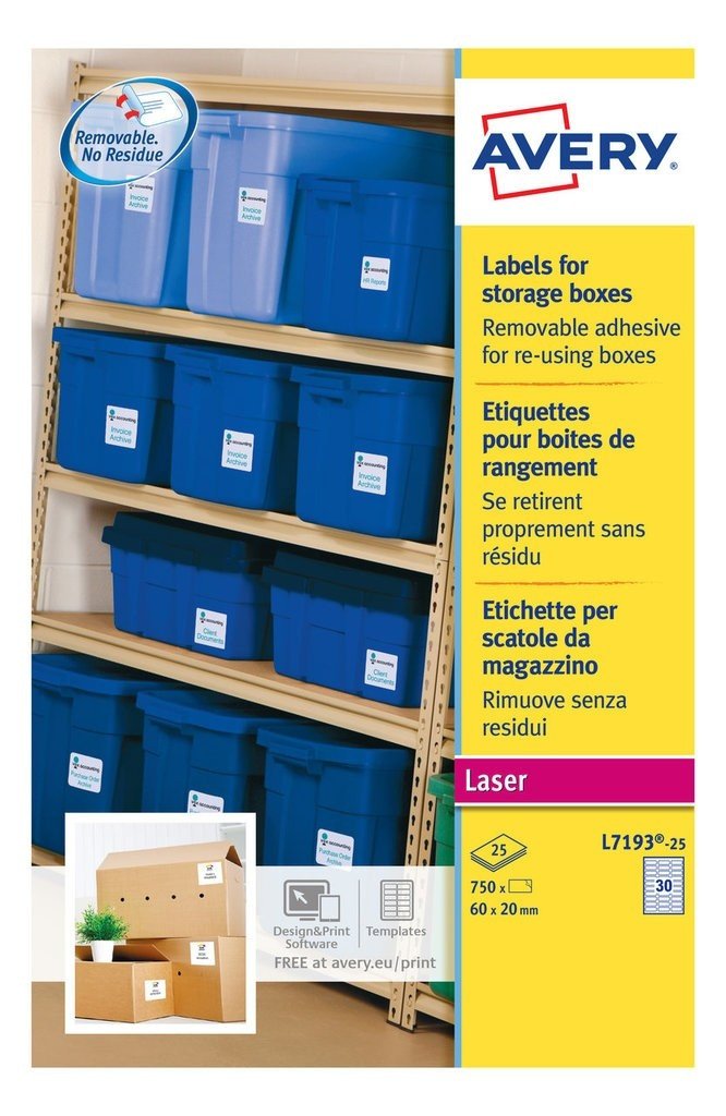 Storage Box Labels L7193 25