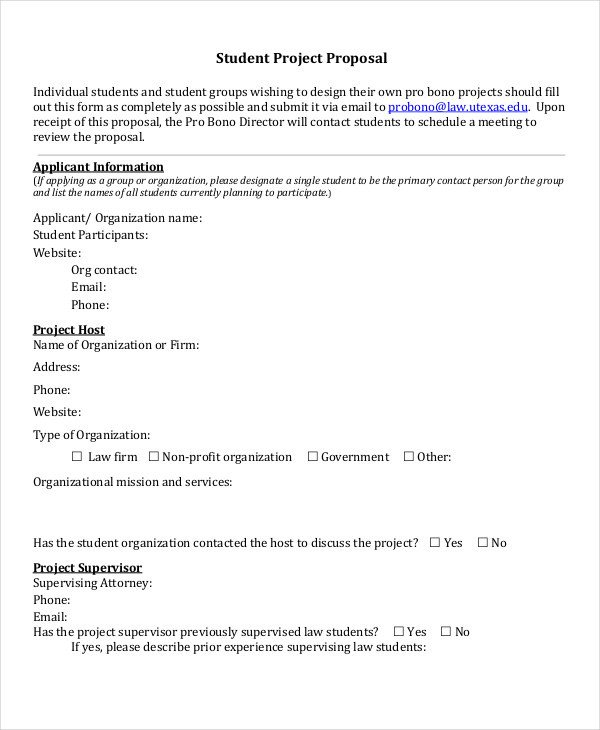 44 Project Proposal Examples PDF Word Pages