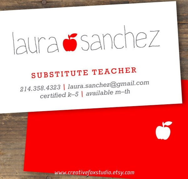 56 Teachers Business Cards AI Ms Word Publisher
