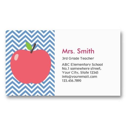 Best 25 Teacher business cards ideas on Pinterest