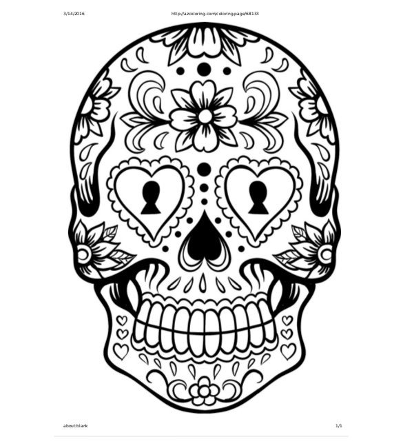 Skull Drawing Template – 14 Free PDF Documents Download