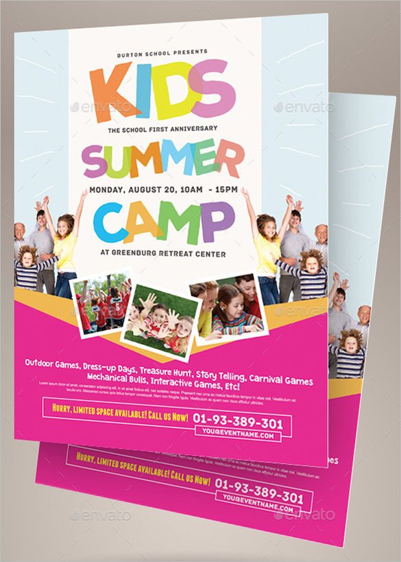 51 Summer Camp Flyer Templates PSD EPS InDesign Word