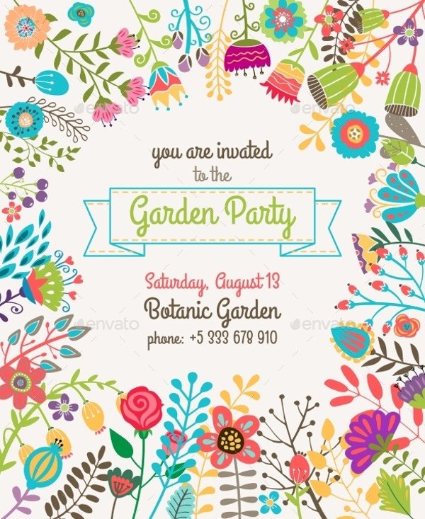 20 Beautiful Summer Party Invitation Designs PSD AI Word