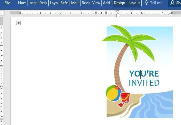 Summer Party Invitation Template For Word