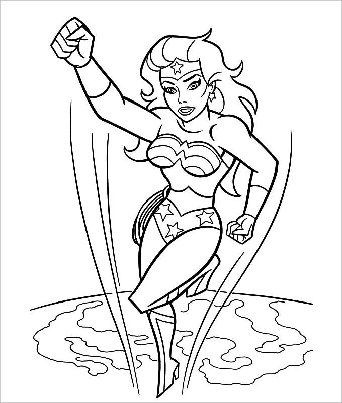 Superhero Coloring Pages Coloring Pages