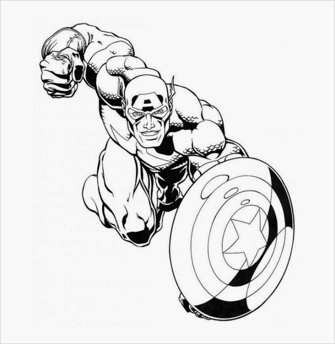 Superhero Coloring Pages Coloring Pages