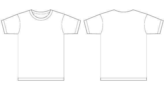 Basic template Vector T Shirt Templates