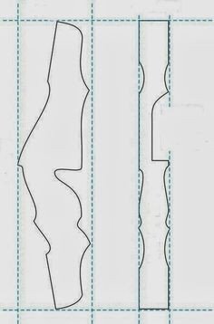 Plans Template for the riser of Yoshinok s bow
