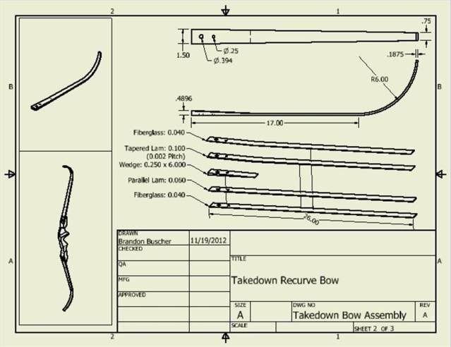 takedown design Bows & Arrows