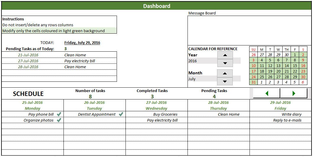 Free To Do List template in Excel to create & manage tasks