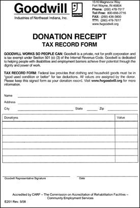 4 Donation Receipt Templates Excel xlts