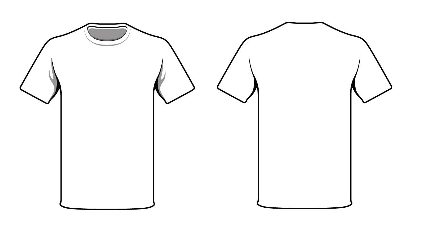 White T Shirt Good way to test your logo and t shirt