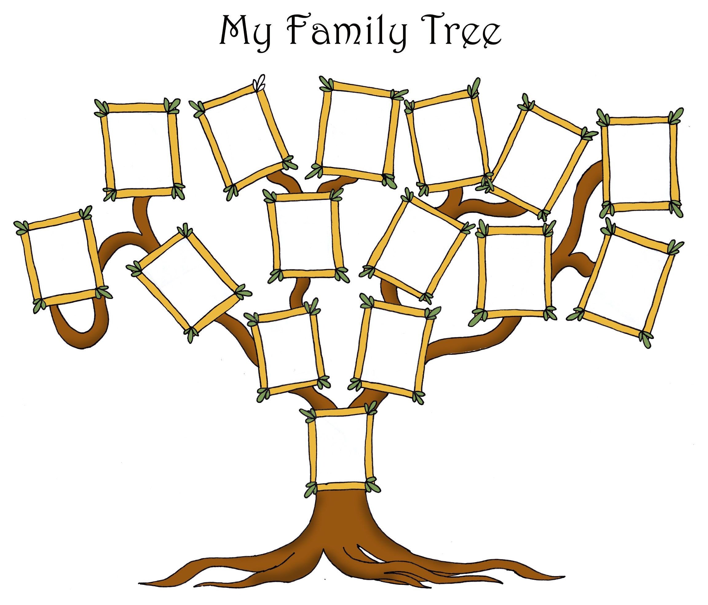 Free Editable Family Tree Template Daily Roabox