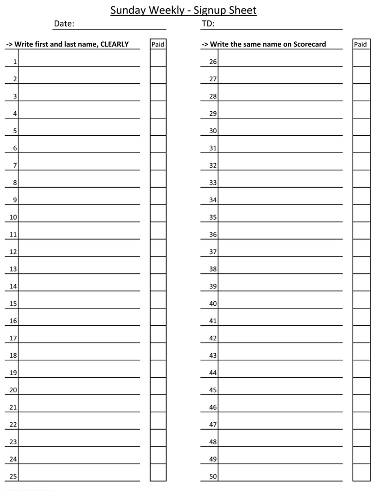 9 Sign Up Sheet Templates to Make Your Own Sign Up Sheets