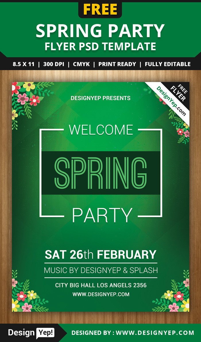 55 Free Party & Event Flyer PSD Templates DesignYep