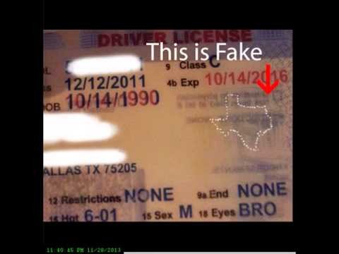 Fake ID Catch a Fake Texas ID