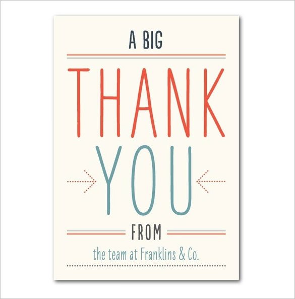18 Business Thank You Cards