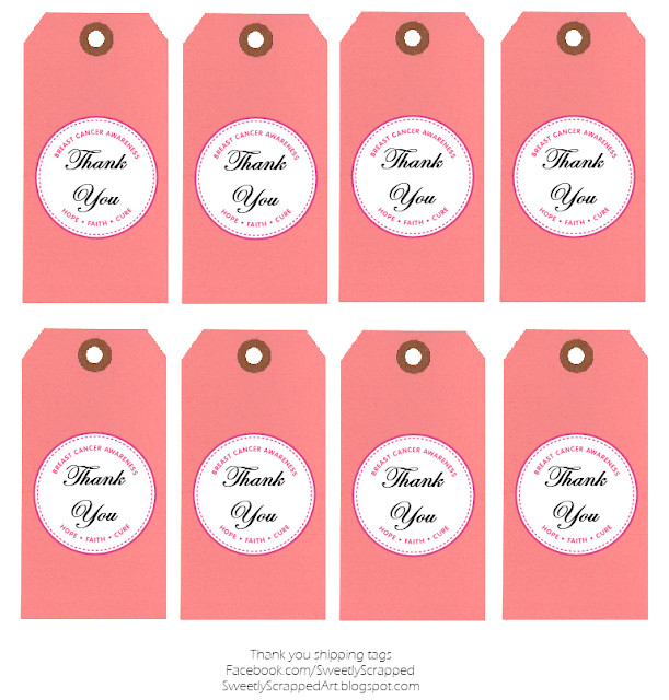 Sweetly Scrapped Breast Cancer Awareness free printables