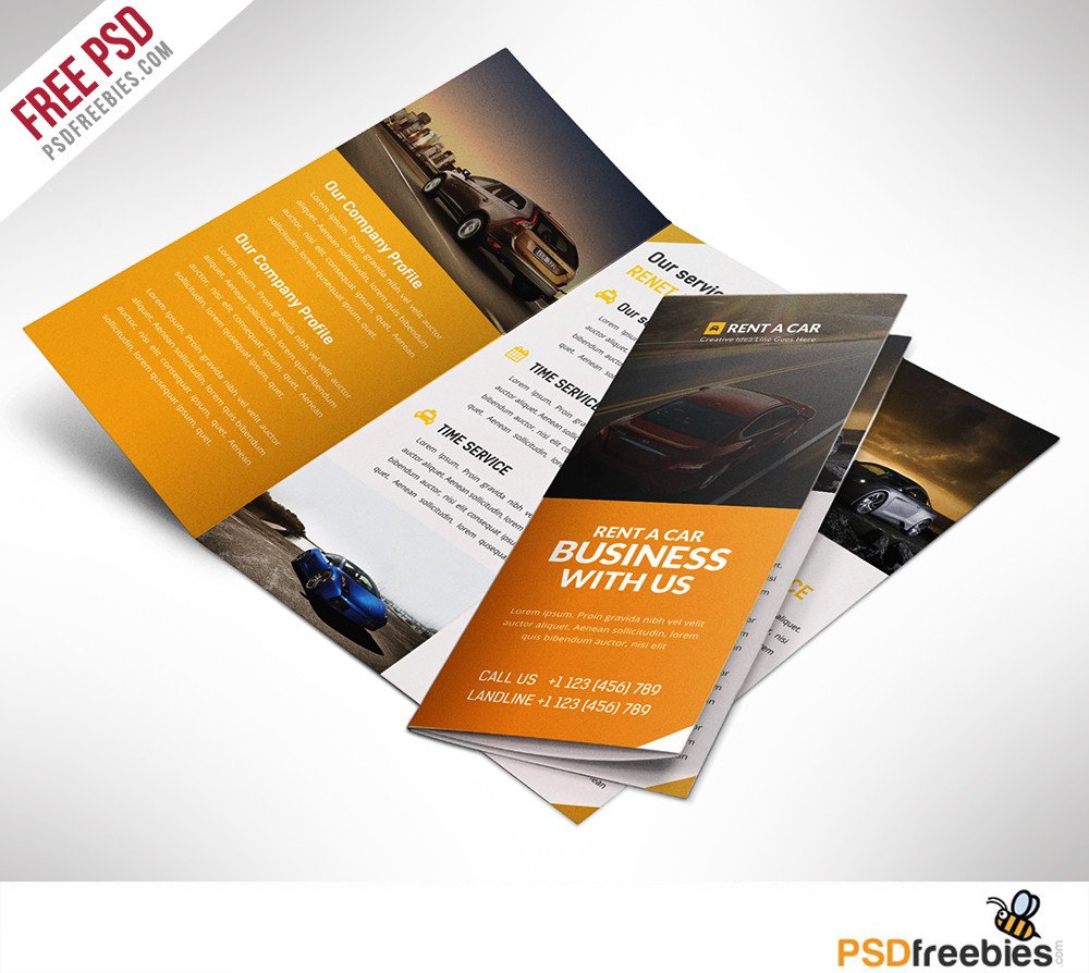 16 Tri Fold Brochure Free PSD Templates Grab Edit & Print