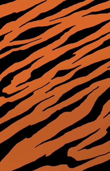 Tiger Stripes Stencil Printable