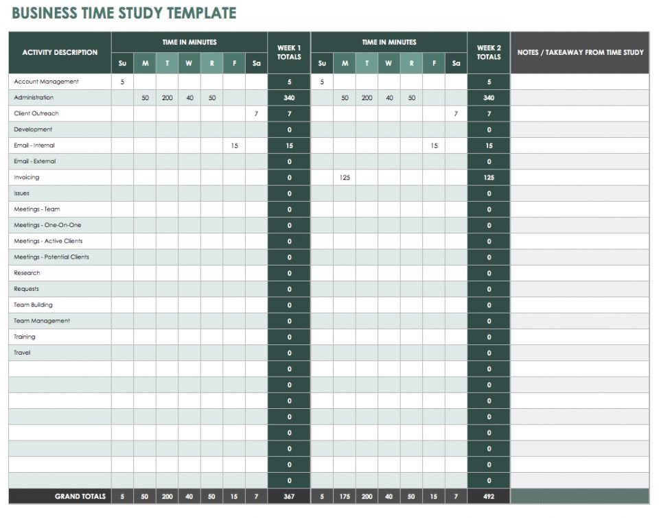 28 Free Time Management Worksheets