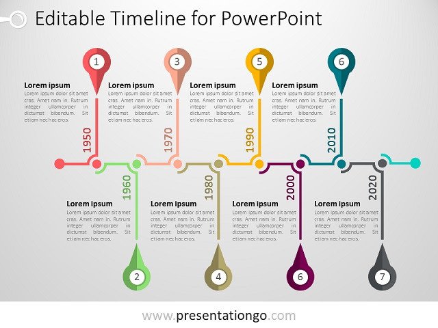 Free Timelines PowerPoint Templates PresentationGo