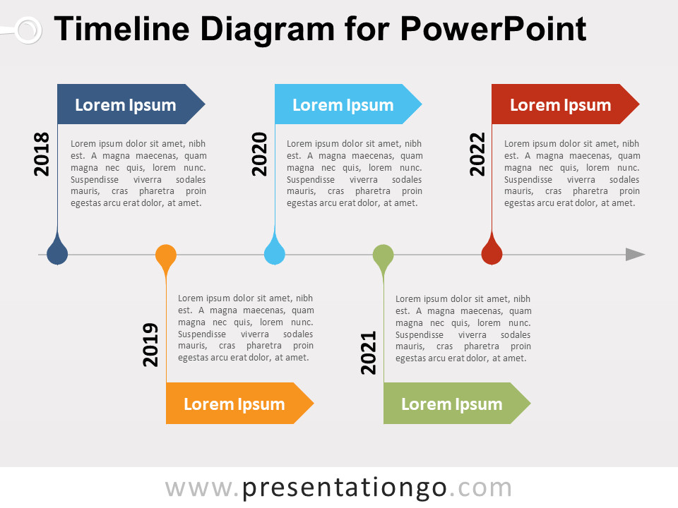 Timeline Diagram for PowerPoint PresentationGO