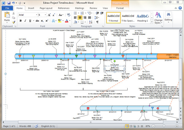 Timeline Templates for Word