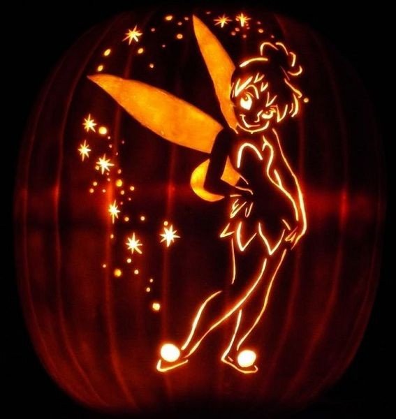 23 best images about Tinkerbell Pumpkins on Pinterest