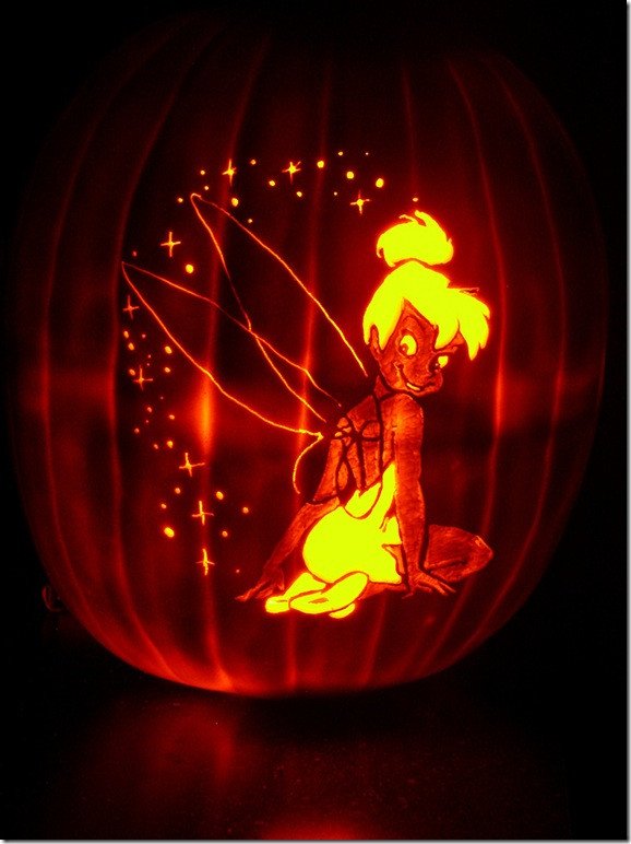 Magical Tinker Bell Pumpkin Carvings Between the Pages