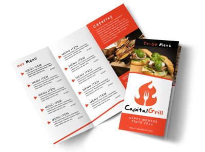 Food & Beverage Brochure Templates