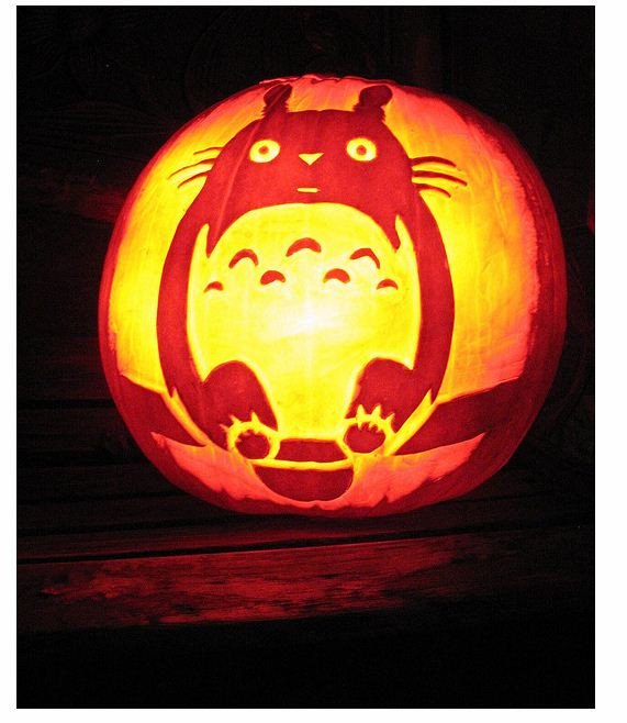 Totoro Jack O’ Lantern Stencil – Biblioklept