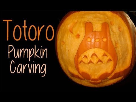Totoro Pumpkin Carving