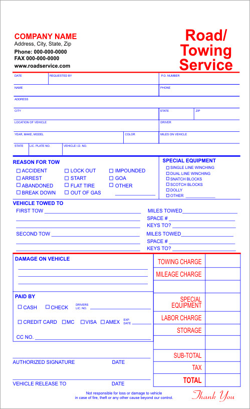 Carbonless Invoice Template Forms