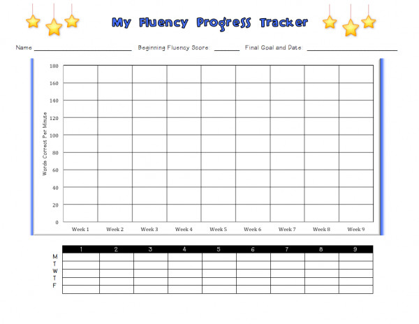 Tracking My Progress Fluency